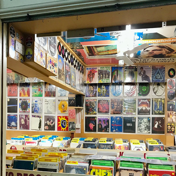 In subTOURING destination Around Glastonbury, Kellys Records is a place to visit