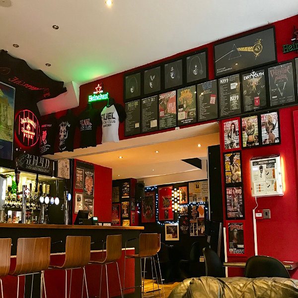 In subTOURING destination Around Glastonbury, Fuel Rock Club is a place to visit