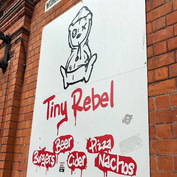 In subTOURING destination Around Glastonbury, Tiny Rebel is a place to visit