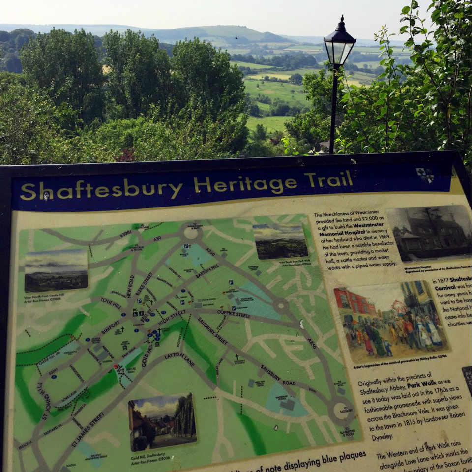 In subTOURING destination Cologne to Glastonbury, Shaftesbury is a place to visit