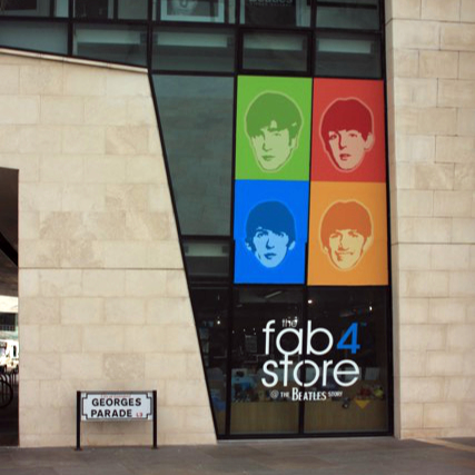 In subTOURING destination Liverpool, Fab4 Café & Store is a place to visit