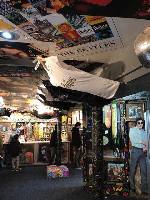 Shopping Beatles memorabilia