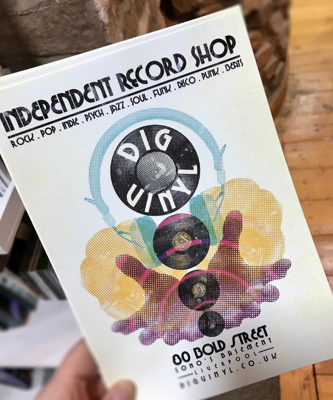 Independent record shop in Liverpool Bold Street: Dig Vinyl