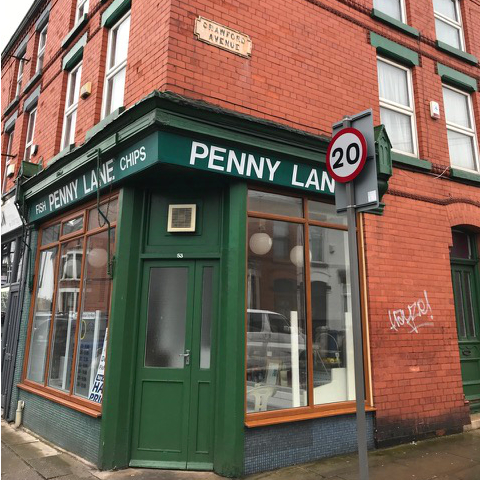 The Actual Penny Lane in Liverpool, England - Buyoya