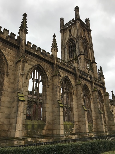 St Luke's in Liverpool is a church destroyed in World War II