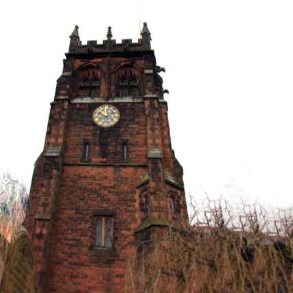 St Peter's Church in Woolton, Liverpool - with the grave of Eleanor Rigby, known from the Beatles song