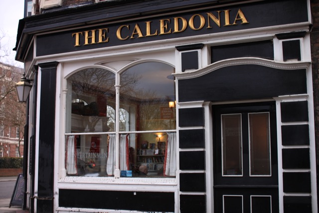 Also a nice spot for a break - The Caledonia in Liverpool