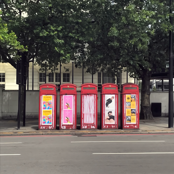 Rolling Stones Phone Boxes