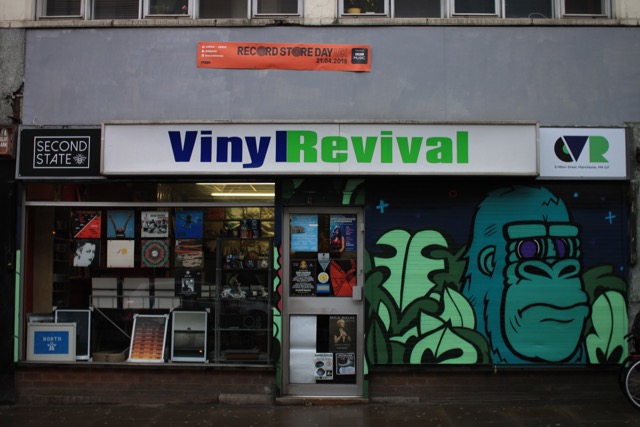 In subTOURING destination Manchester, Vinyl Revival is a place to visit